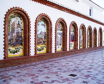 Bau des “Paseo de las Tradiciones” in Competa - Bauunternehmen S-Chavos, Malaga.