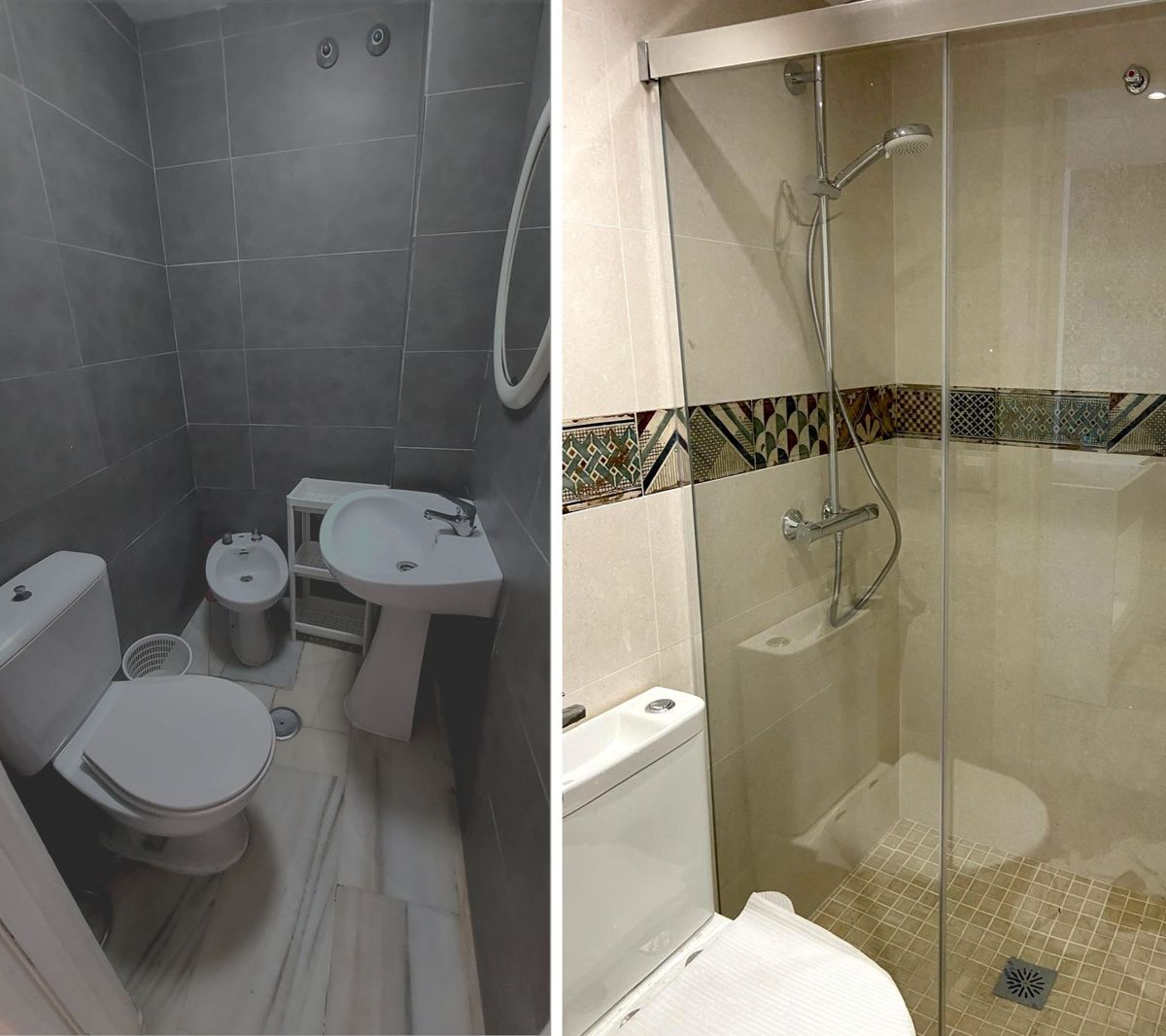 Renovierung des Badezimmers in einer Wohnung in der Wohnanlage Laguna Beach, Torrox