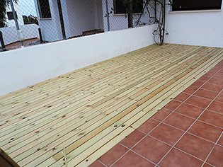 Renovation: Expanding Terrace - Building contractors S-Chavos, Malaga.