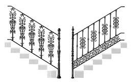 Examples of our Banisters. Model 5 and 6