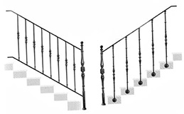 Beispiele unserer Geländer.Modell 3 und 4