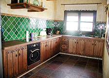 Construction of kitchen finca Almencino Malaga